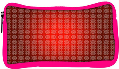 

Snoogg Eco Friendly Canvas Abstract Red Pattern Design Designer Student Pen Pencil Case Coin Purse Pouch Cosmetic Makeup Bag (PINK) Pouch(Multicolor)