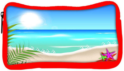 

Snoogg Eco Friendly Canvas Abstract Summer Background Student Pen Pencil Case Coin Purse Pouch Cosmetic Makeup Bag (RED) Pouch(Multicolor)