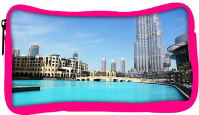 

Snoogg Eco Friendly Canvas Lake Near Burj Khalifa Designer Student Pen Pencil Case Coin Purse Pouch Cosmetic Makeup Bag (PINK) Pouch(Multicolor)
