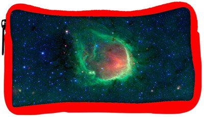 

Snoogg Eco Friendly Canvas Hole In Galaxy Designer Student Pen Pencil Case Coin Purse Pouch Cosmetic Makeup Bag (RED) Pouch(Multicolor)