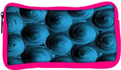 

Snoogg Eco Friendly Canvas Blue Spiral Student Pen Pencil Case Coin Purse Pouch Cosmetic Makeup Bag (PINK) Pouch(Multicolor)
