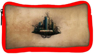 

Snoogg Eco Friendly Canvas Barnoaflas Designer Student Pen Pencil Case Coin Purse Pouch Cosmetic Makeup Bag (RED) Pouch(Multicolor)