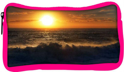 

Snoogg Eco Friendly Canvas Sunset On Beach Designer Student Pen Pencil Case Coin Purse Pouch Cosmetic Makeup Bag (PINK) Pouch(Multicolor)