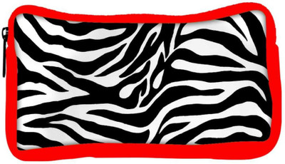 

Snoogg Eco Friendly Canvas Zebra Skin Student Pen Pencil Case Coin Purse Pouch Cosmetic Makeup Bag (RED) Pouch(Multicolor)