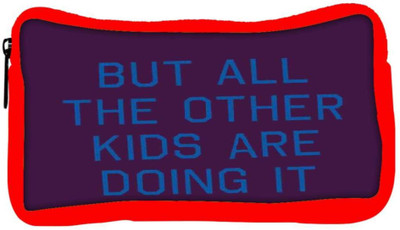 

Snoogg Eco Friendly Canvas But All The Other Kids Are Doing It 2916 Student Pen Pencil Case Coin Purse Pouch Cosmetic Makeup Bag (RED) Pouch(Multicolor)