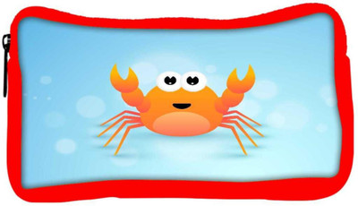 

Snoogg Eco Friendly Canvas Cute Cartoon Of Crab Student Pen Pencil Case Coin Purse Pouch Cosmetic Makeup Bag (RED) Pouch(Multicolor)