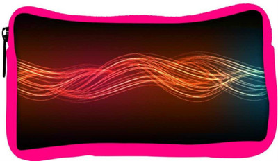 

Snoogg Eco Friendly Canvas Neon Lines Designer Student Pen Pencil Case Coin Purse Pouch Cosmetic Makeup Bag (PINK) Pouch(Multicolor)