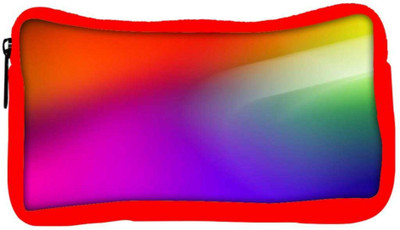 

Snoogg Eco Friendly Canvas Multicolor Pattern Design Designer Student Pen Pencil Case Coin Purse Pouch Cosmetic Makeup Bag (RED) Pouch(Multicolor)