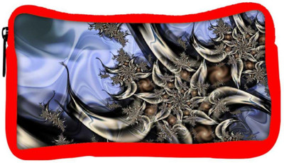 

Snoogg Eco Friendly Canvas Fractal Swirling Smoke Designer Student Pen Pencil Case Coin Purse Pouch Cosmetic Makeup Bag (RED) Pouch(Multicolor)
