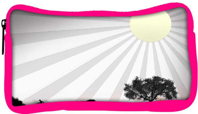 

Snoogg Eco Friendly Canvas Sun Rays Designer Student Pen Pencil Case Coin Purse Pouch Cosmetic Makeup Bag (PINK) Pouch(Multicolor)