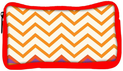 

Snoogg Eco Friendly Canvas Minimal Waves Student Pen Pencil Case Coin Purse Pouch Cosmetic Makeup Bag (RED) Pouch(Multicolor)