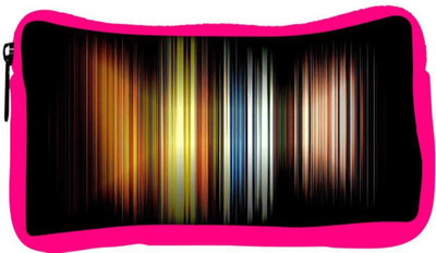 

Snoogg Eco Friendly Canvas Abstract Rays Designer Student Pen Pencil Case Coin Purse Pouch Cosmetic Makeup Bag (PINK) Pouch(Multicolor)