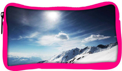 

Snoogg Eco Friendly Canvas Abstract Snow Designer Student Pen Pencil Case Coin Purse Pouch Cosmetic Makeup Bag (PINK) Pouch(Multicolor)