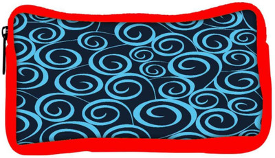 

Snoogg Eco Friendly Canvas Blue Pattern Designer Student Pen Pencil Case Coin Purse Pouch Cosmetic Makeup Bag (RED) Pouch(Multicolor)