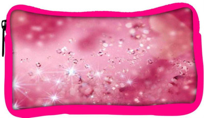 

Snoogg Eco Friendly Canvas Diamond Sparkling Heart Student Pen Pencil Case Coin Purse Pouch Cosmetic Makeup Bag (PINK) Pouch(Multicolor)