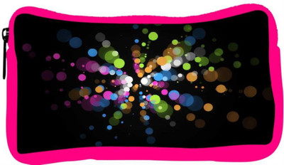 

Snoogg Eco Friendly Canvas Circulo Explosao Colorida Designer Student Pen Pencil Case Coin Purse Pouch Cosmetic Makeup Bag (PINK) Pouch(Multicolor)