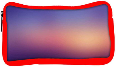 

Snoogg Eco Friendly Canvas Evening Sunset Designer Student Pen Pencil Case Coin Purse Pouch Cosmetic Makeup Bag (RED) Pouch(Multicolor)