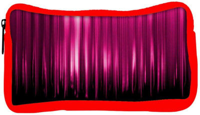

Snoogg Eco Friendly Canvas Pink Rays Falling Designer Student Pen Pencil Case Coin Purse Pouch Cosmetic Makeup Bag (RED) Pouch(Multicolor)