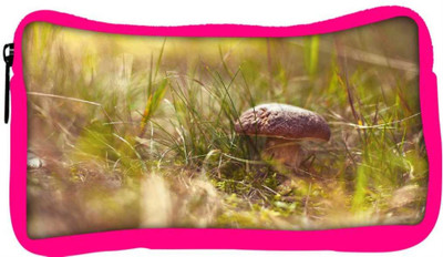 

Snoogg Eco Friendly Canvas Small Mushroom Designer Student Pen Pencil Case Coin Purse Pouch Cosmetic Makeup Bag (PINK) Pouch(Multicolor)