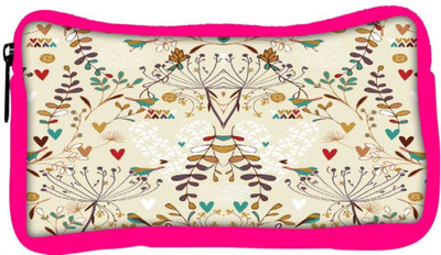 

Snoogg Eco Friendly Canvas Minimal Love Student Pen Pencil Case Coin Purse Pouch Cosmetic Makeup Bag (PINK) Pouch(Multicolor)