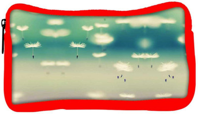 

Snoogg Eco Friendly Canvas Dandelion White Student Pen Pencil Case Coin Purse Pouch Cosmetic Makeup Bag (RED) Pouch(Multicolor)