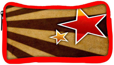 

Snoogg Eco Friendly Canvas Star Fan Art Student Pen Pencil Case Coin Purse Pouch Cosmetic Makeup Bag (RED) Pouch(Multicolor)