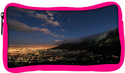 

Snoogg Eco Friendly Canvas Abstract Smoke On Top Designer Student Pen Pencil Case Coin Purse Pouch Cosmetic Makeup Bag (PINK) Pouch(Multicolor)