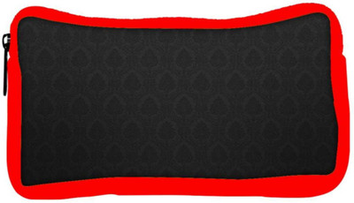 

Snoogg Eco Friendly Canvas Nostalgi Plain Designer Student Pen Pencil Case Coin Purse Pouch Cosmetic Makeup Bag (RED) Pouch(Multicolor)