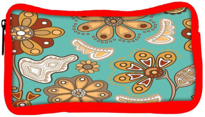 

Snoogg Eco Friendly Canvas Colorful Floral Seamless Pattern In Cartoon Style Seamless Pattern Student Pen Pencil Case Coin Purse Pouch Cosmetic Makeup Bag (RED) Pouch(Multicolor)