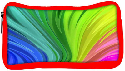 

Snoogg Eco Friendly Canvas Colourful Centric Pattern 2439 Student Pen Pencil Case Coin Purse Pouch Cosmetic Makeup Bag (RED) Pouch(Multicolor)