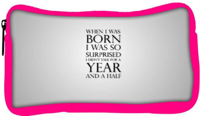 

Snoogg Eco Friendly Canvas Life Quotes Designer Student Pen Pencil Case Coin Purse Pouch Cosmetic Makeup Bag (PINK) Pouch(Multicolor)