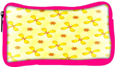 

Snoogg Eco Friendly Canvas Yellow Flower Designer Student Pen Pencil Case Coin Purse Pouch Cosmetic Makeup Bag (PINK) Pouch(Multicolor)