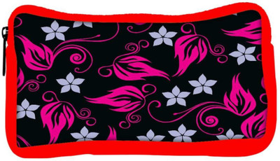 

Snoogg Eco Friendly Canvas Grey Pattern Pink Designer Student Pen Pencil Case Coin Purse Pouch Cosmetic Makeup Bag (RED) Pouch(Multicolor)