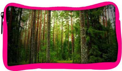 

Snoogg Eco Friendly Canvas Wooden Trees Used Designer Student Pen Pencil Case Coin Purse Pouch Cosmetic Makeup Bag (PINK) Pouch(Multicolor)