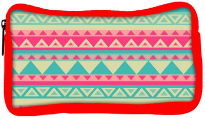 

Snoogg Eco Friendly Canvas Aztec Pink Student Pen Pencil Case Coin Purse Pouch Cosmetic Makeup Bag (RED) Pouch(Multicolor)