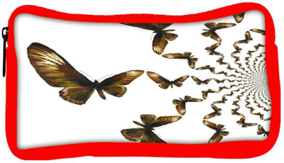 

Snoogg Eco Friendly Canvas Kaleidoscopic Butterflies Student Pen Pencil Case Coin Purse Pouch Cosmetic Makeup Bag (RED) Pouch(Multicolor)