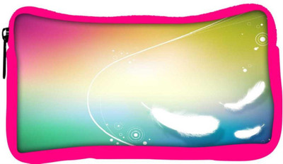 

Snoogg Eco Friendly Canvas White Feather Designer Student Pen Pencil Case Coin Purse Pouch Cosmetic Makeup Bag (PINK) Pouch(Multicolor)