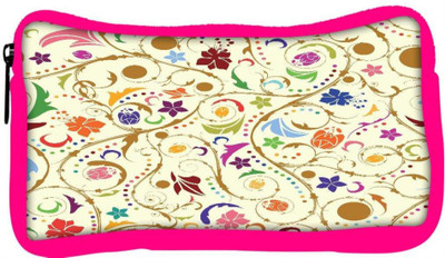 

Snoogg Eco Friendly Canvas Seamless Floral Background Student Pen Pencil Case Coin Purse Pouch Cosmetic Makeup Bag (PINK) Pouch(Multicolor)