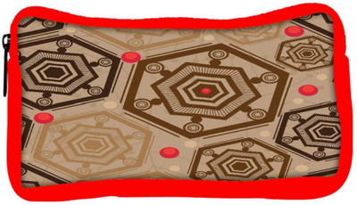 

Snoogg Eco Friendly Canvas Colorful Chakra Designer Student Pen Pencil Case Coin Purse Pouch Cosmetic Makeup Bag (RED) Pouch(Multicolor)