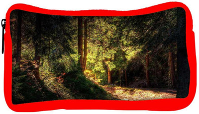 

Snoogg Eco Friendly Canvas Falling Sun Light In Forest Designer Student Pen Pencil Case Coin Purse Pouch Cosmetic Makeup Bag (RED) Pouch(Multicolor)
