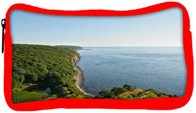 

Snoogg Eco Friendly Canvas Sea Side Forest Designer Student Pen Pencil Case Coin Purse Pouch Cosmetic Makeup Bag (RED) Pouch(Multicolor)