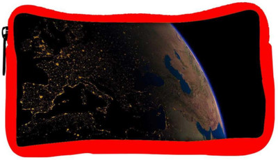 

Snoogg Eco Friendly Canvas Earth Filled With Water Designer Student Pen Pencil Case Coin Purse Pouch Cosmetic Makeup Bag (RED) Pouch(Multicolor)