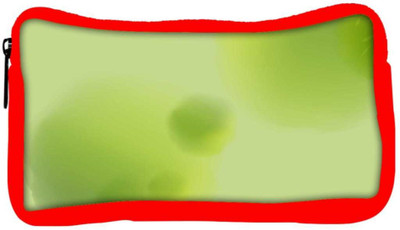 

Snoogg Eco Friendly Canvas Lite Green Pattern Designer Student Pen Pencil Case Coin Purse Pouch Cosmetic Makeup Bag (RED) Pouch(Multicolor)