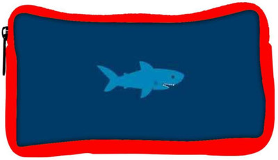 

Snoogg Eco Friendly Canvas Blue Shark Designer Student Pen Pencil Case Coin Purse Pouch Cosmetic Makeup Bag (RED) Pouch(Multicolor)