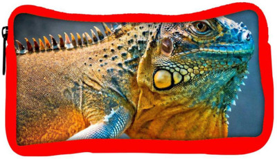 

Snoogg Eco Friendly Canvas Chameleon Designer Student Pen Pencil Case Coin Purse Pouch Cosmetic Makeup Bag (RED) Pouch(Multicolor)