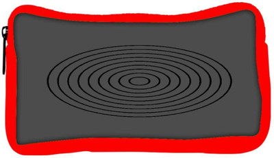 

Snoogg Eco Friendly Canvas Circular Target 2902 Student Pen Pencil Case Coin Purse Pouch Cosmetic Makeup Bag (RED) Pouch(Multicolor)