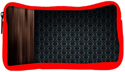 

Snoogg Eco Friendly Canvas Abstract Wall Designer Student Pen Pencil Case Coin Purse Pouch Cosmetic Makeup Bag (RED) Pouch(Multicolor)