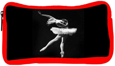 

Snoogg Eco Friendly Canvas Ballet Live Student Pen Pencil Case Coin Purse Pouch Cosmetic Makeup Bag (RED) Pouch(Multicolor)