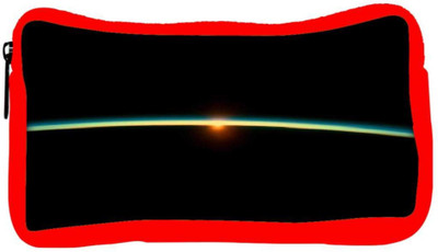 

Snoogg Eco Friendly Canvas Solar Sun Designer Student Pen Pencil Case Coin Purse Pouch Cosmetic Makeup Bag (RED) Pouch(Multicolor)