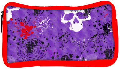 

Snoogg Eco Friendly Canvas Halloween Wallpapers Designer Student Pen Pencil Case Coin Purse Pouch Cosmetic Makeup Bag (RED) Pouch(Multicolor)